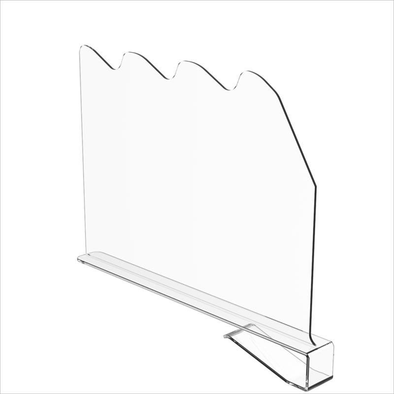 

Promotion! Home Acrylic Shelf Dividers For Closet Organization - Closets Shelf And Closet Separator For Storage Organization