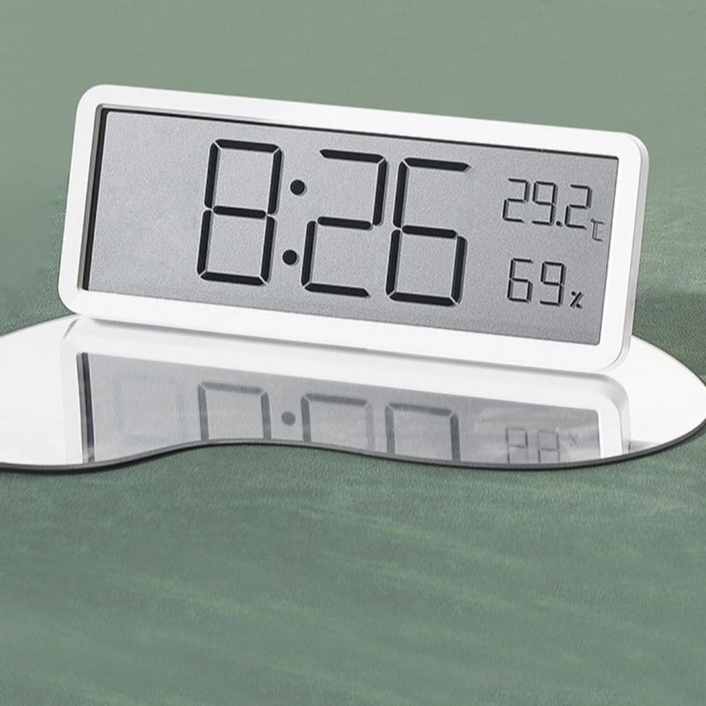 Humidity Digital Wall Clock Large Screen Desktop Clock LCD Digital Wall Clock Office Decoration