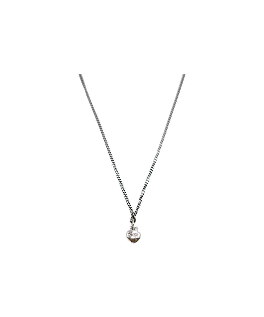 Cherry Driver Silver 925 Cherry Heart Symbol Pendant Necklace