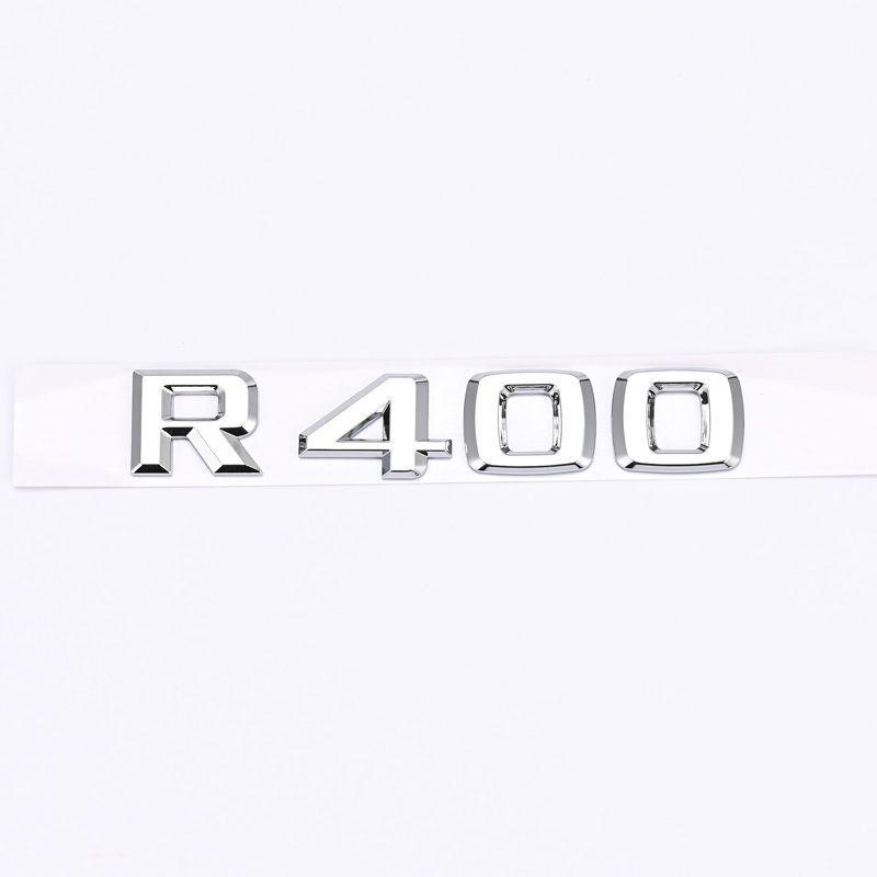 Suitable for Mercedes R300-R500: car stickers, emblems, word marks, modification, rear tail logos, and displacement marks.