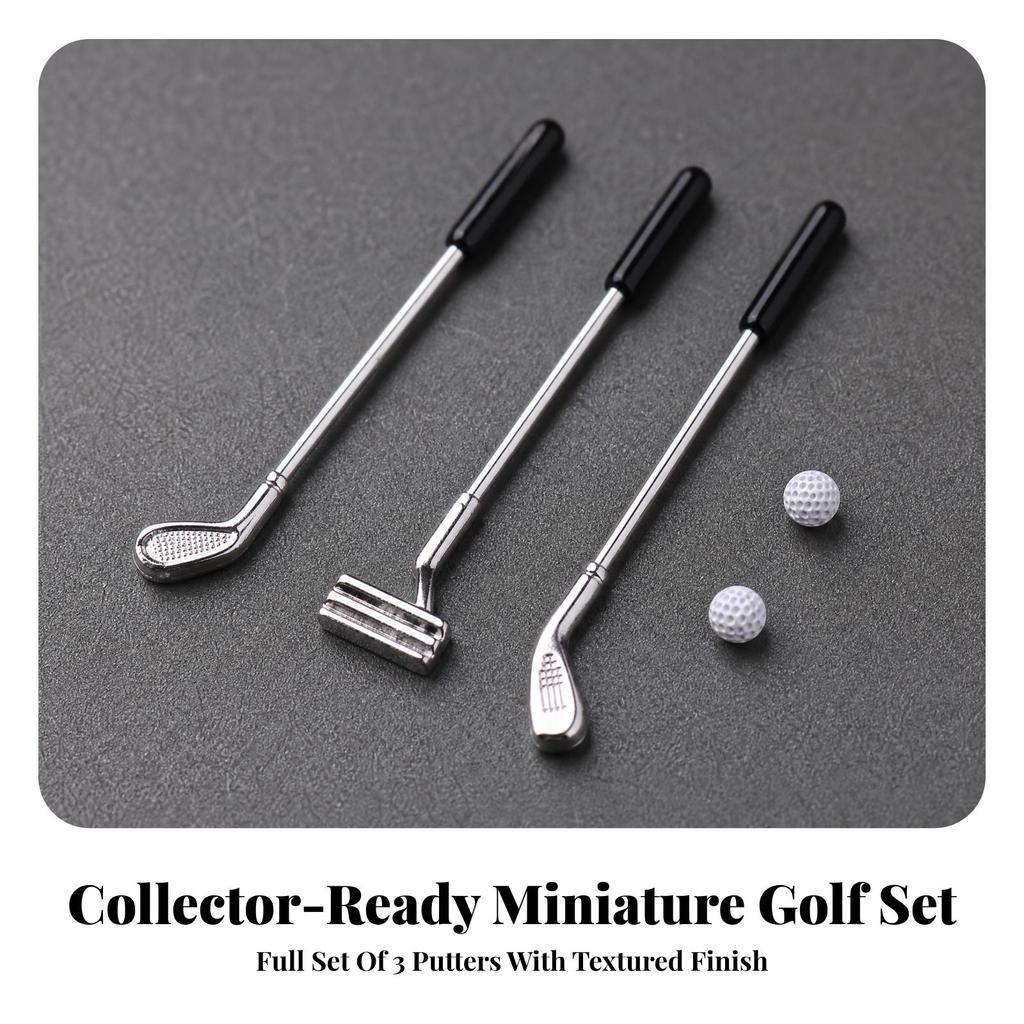 3 Pieces Miniature Sports Set Realistic for Photography Setups