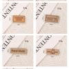 10 Stück/Set Bekleidungszubehör DIY-Aufnäher Aufkleber Englischer Buchstabenaufkleber Stoffaufkleber
