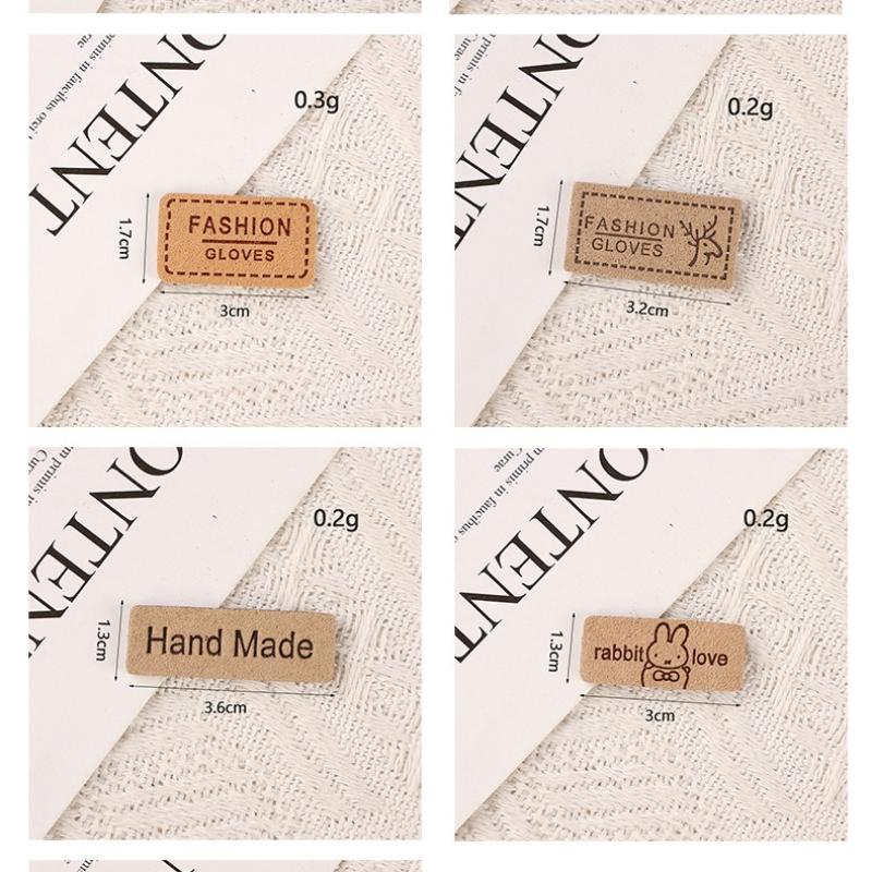 10 Stück/Set Bekleidungszubehör DIY-Aufnäher Aufkleber Englischer Buchstabenaufkleber Stoffaufkleber