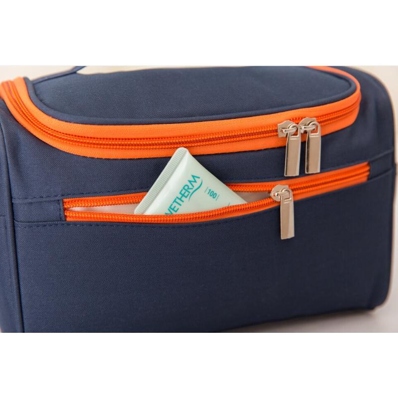 Large Capacity Travel Cosmetic Bag Women Waterproof Makeup Organizer Portable Toiletry Bag with Hook Multi Layer Storage