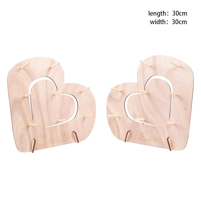 Wooden Donut Wall Donut Holder Donut Boards Stand Wedding Table Decorations Kids Birthday Party Favors Baby Shower Supplies