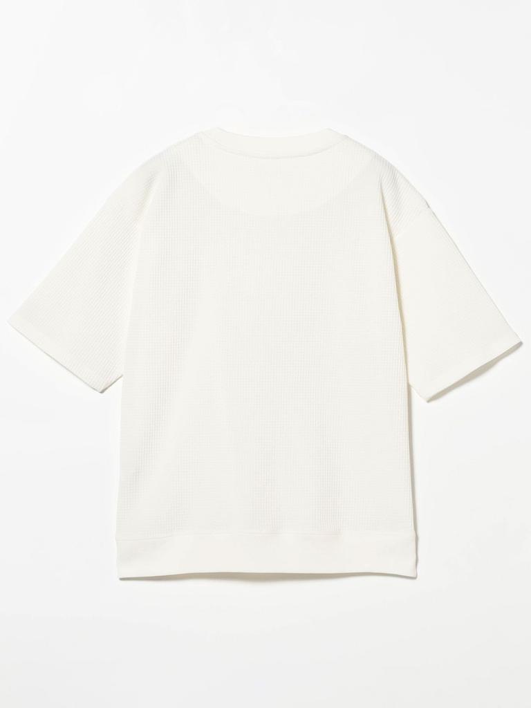 B:MING LIFE STORE by BEAMS Men's S/S Sweat Tech Thermal Crew Neck T-Shirt, Black, Size S