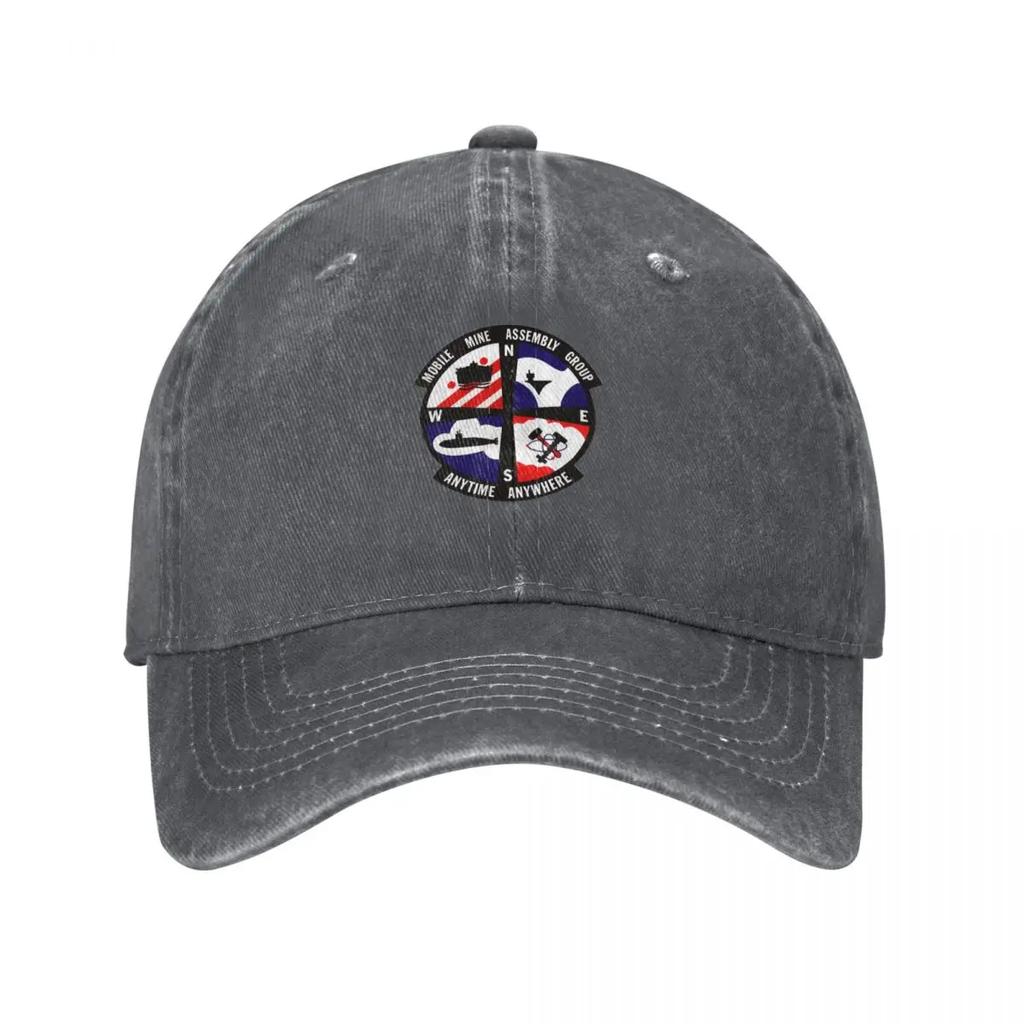 MOBILE MINE ASSEMBLY GROUP MOMAG Baseball Cap Big Size Hat New In Hat F Horse Hat Caps Unisex Womens