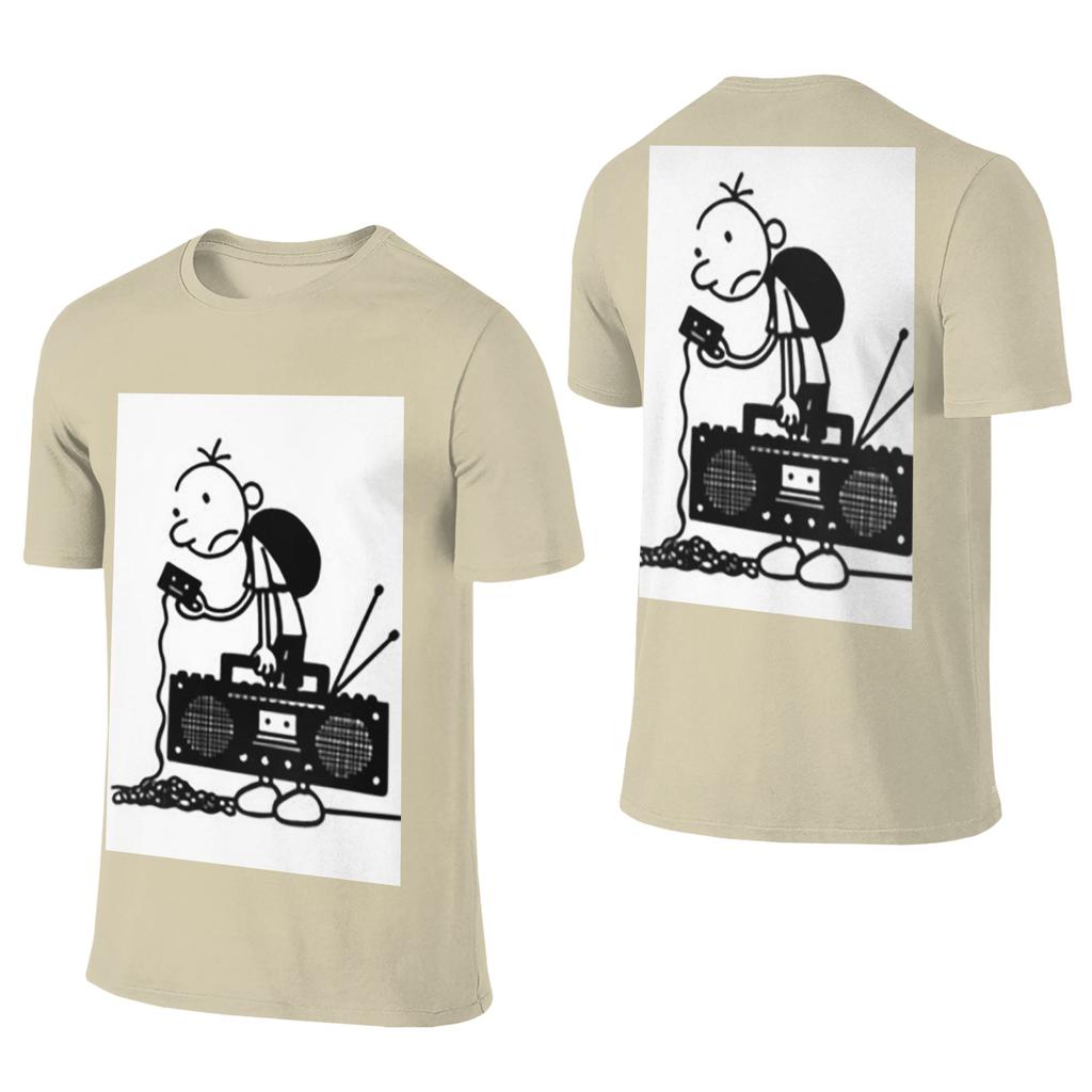 100% Baumwolle Diary of a Wimpy Kid Old School T-Shirt Unisex Doppelseitiges T-Shirt Unisex Rundhalsausschnitt Sommerhemden Oberteile S6XL