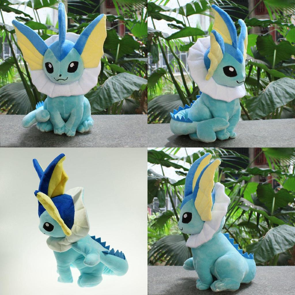 Peluche Morbido Vaporeon Pokemon Grande e Carino, Perfetto per Regali e Collezionisti