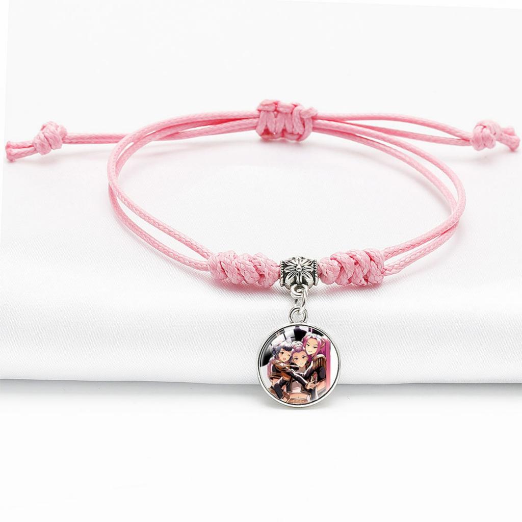 Vajra Weaving Knot Bracelet With Multi-Color Adjustable Pendant