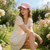 Stylish Floral Baseball Cap For Women And Men With Adjustable Strap Sun Protection Polyester Fabric Outdoor Caps