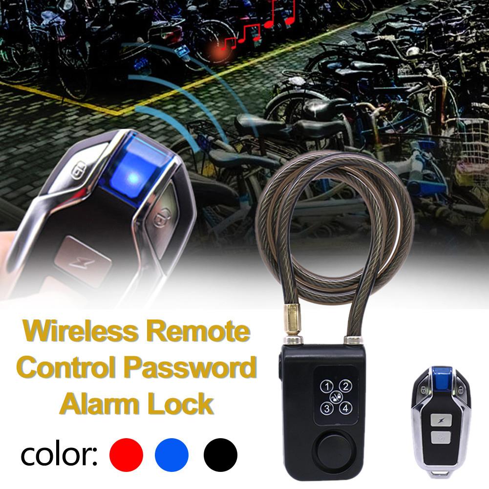 Anti-Theft Bike Lock Remote Control Smart MTB Cycling Security Alarm Lock Bluetooth-compatible Locking Equipment
