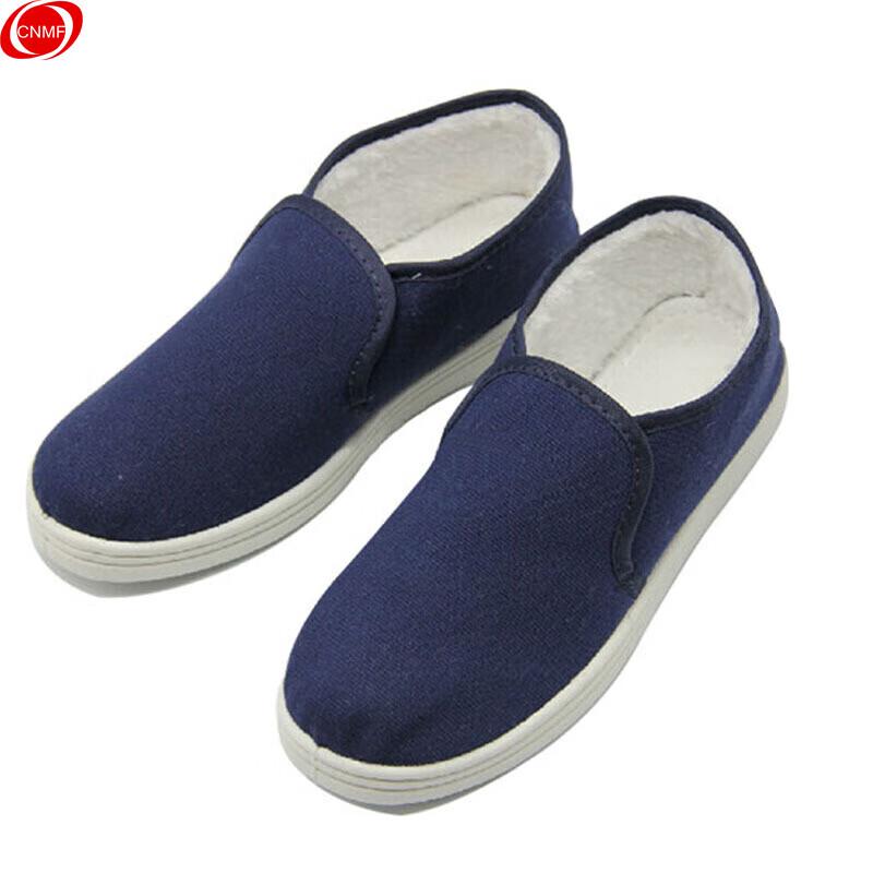 CNMF 9343 Anti-Static Winter Fleece-Lined Work Shoes 37