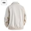 Mens American High Street Turn Down Collar Loose Casual Pilot Jacket