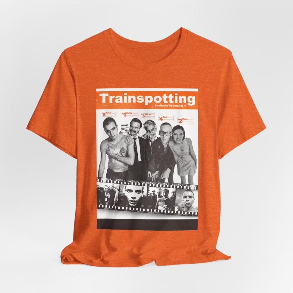 T-shirt Unisex Classica Trainspotting Un Elegante Omaggio alla Storia del Cinema di Culto