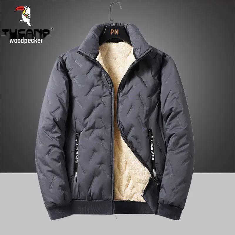 Woodpecker Herren Winter Warme Baumwoll-Sport-Hosen Set aus Lammwolle & Fleece