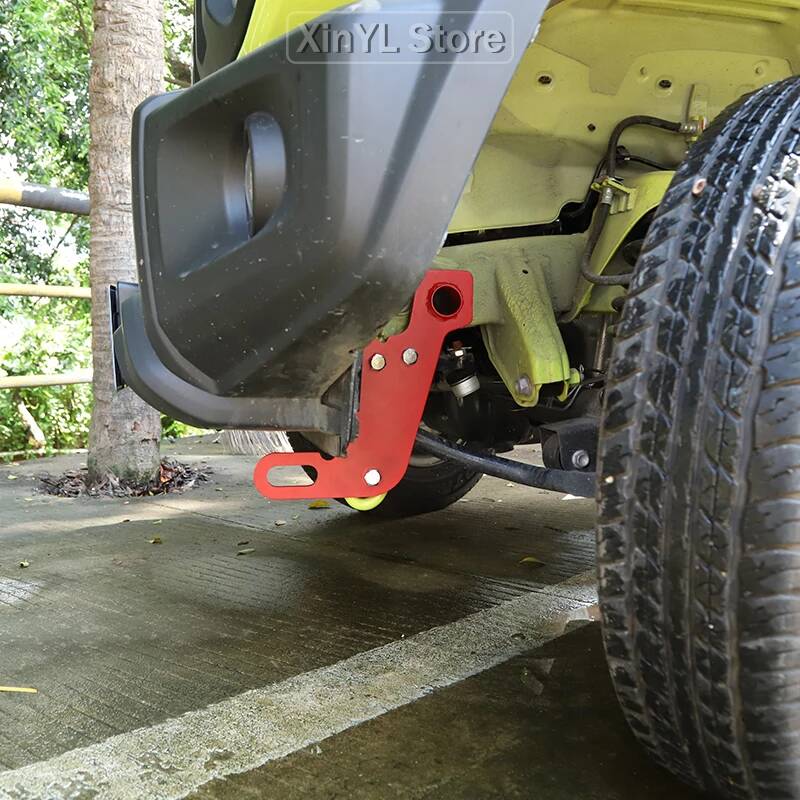 Car Trunk Front Rear Bumper Bar Towing Trailer Hook For Suzuki Jimny 2019 Up Car Accessories Red