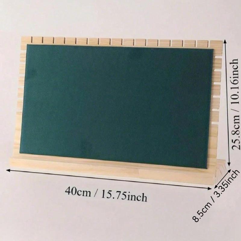 Creative Solid Wooden Jewelry Display Frame Fashion Necklace Holder Pendant Support Stand for Jewelry Showcasing