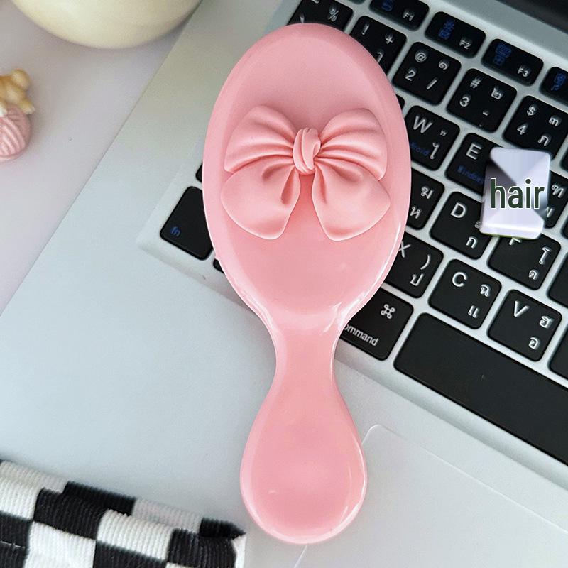 Cartoon Bow Soft Air Cushion Mini Massage Comb