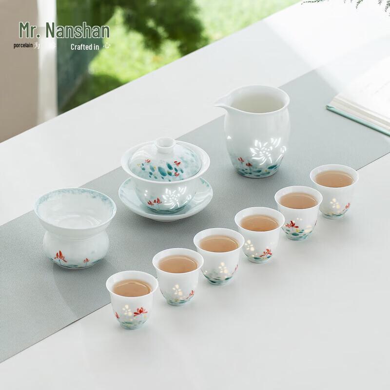 Nanshan Mr. Hand-painted Ceramic Kung Fu Tea Set