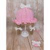 New hand knitted funny woolen hat long horn lace clown pullover hat