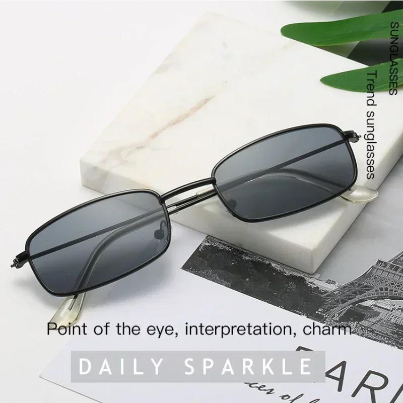 Candy Color Metal Cat Eye Sunglasses UV400 Female Summer Street Eyewear for Women Korea Style