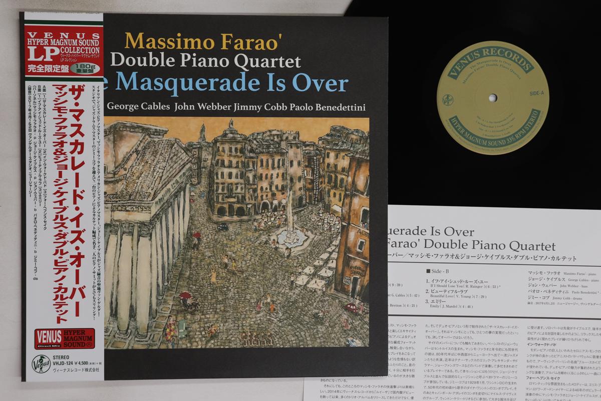 

LP Record MASSIMO FARAO - Masquerade Is Over (-180g) VHJD124 VENUS 2017 Japan Obi Jazz Used