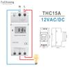 Weekly Programmable Din Rail Digital TIME SWITCH Relay Timer 28 On/off THC15A THC30A 220V 110V 24V 12V for Control Street Lamp