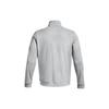 Under Armour Solid Color Stand Collar Fitted Long Sleeve Jacket Men Gray 1329293-011