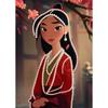 Disney Pearl Painting Pearl Aesthetic Mulan for Beginners and Adults, DIY Pearl Diamond Art Painting Kit for Home Wall Decor Gifts