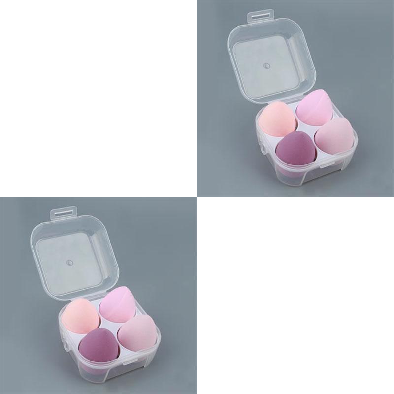 4/8/16 Stück Mode Schwamm Make-up Puffer Trocken und Nass Doppelseitig Make-up Ei Puffer Make-up Ei Schwammball Super Weiches Make-up Ei Box