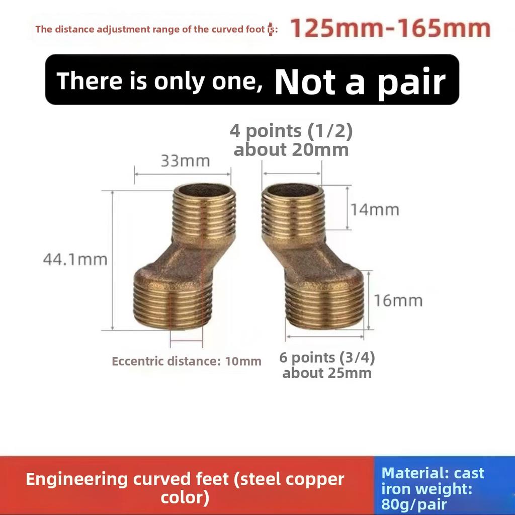 360 Degree Adjustable Faucet Angled Curved Foot Eccentric Screw Corner Tap Adapter Kitchen Faucet Accessories