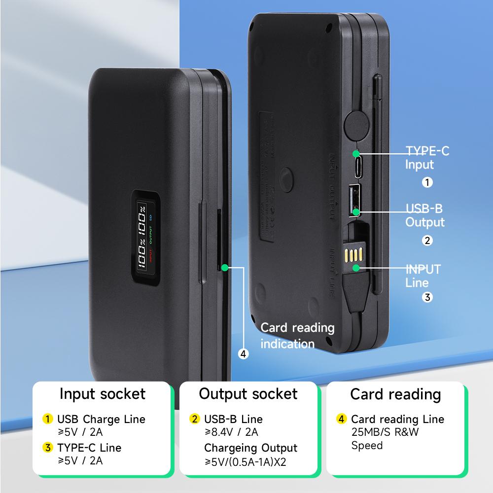 PALO EN-EL25 EN EL25 Battery with Storage Box /SD Card Interface /LCD Display 3 In 1 Charger for Nikon Z30 Z50 ZFC Z 50 Z FC