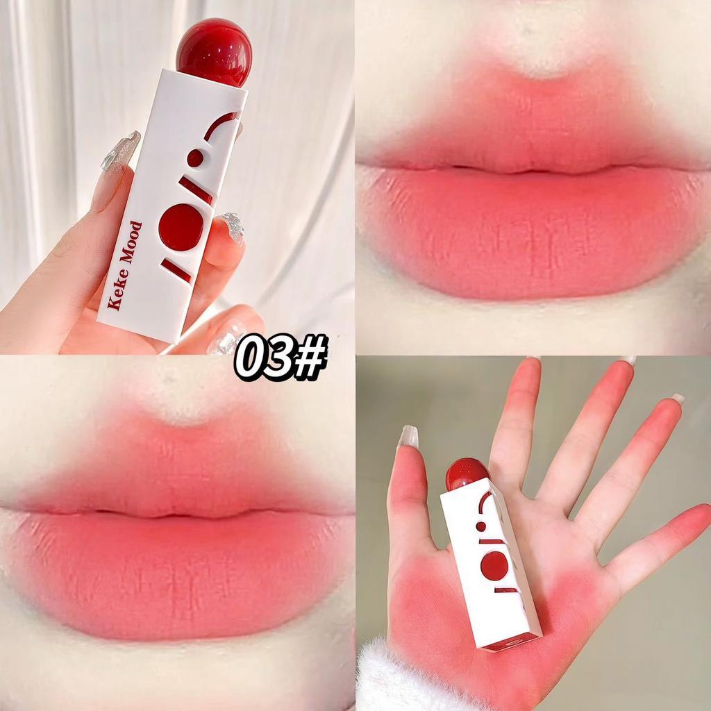 Pure Desire Cream Square Lip Glaze Matte Velvet Matte Non-fading Whitening Lipstick
