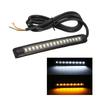 12 V DC 17 LED Motorcycle DRL Brake Light Turn Signal Light Strip Motorcycle Light Strip for Motorcycles Scooters Snowmobiles