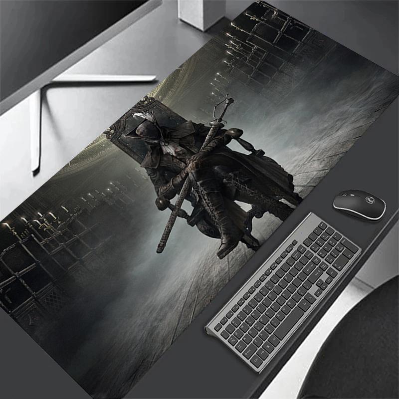 Игровой коврик для мыши Bloodborne Аниме Коврик для клавиатуры Геймерский Защитный коврик для игрового стола Ноутбуки Большой коврик для мыши Мультяшный XXL Коврик для стола 300x800x2mm