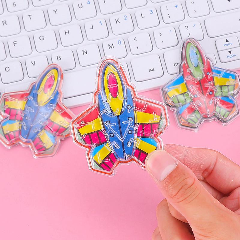 Marble Plastic Childrens Bead Maze Toy With Aircraft Shape For Educational Fun