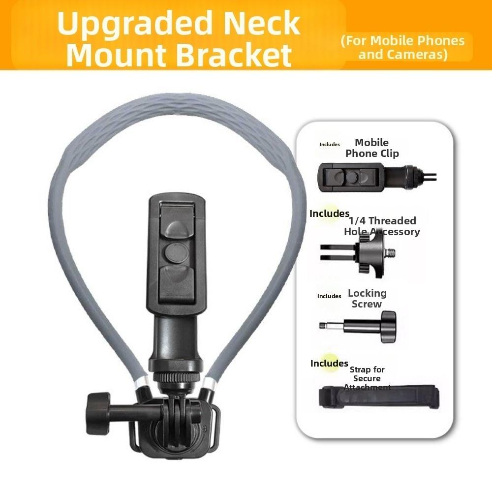 First View Neck Cell Phone Holder Hand Free Selfie Lanyard Strap Neck Holder Anti-shake Quick Release Phone Neck Holder