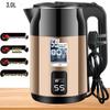 Stainless Steel Fast Boil Kettle with Thick Insulation, Large Capacity, Auto Power Off, and Constant Temperature for Dorms