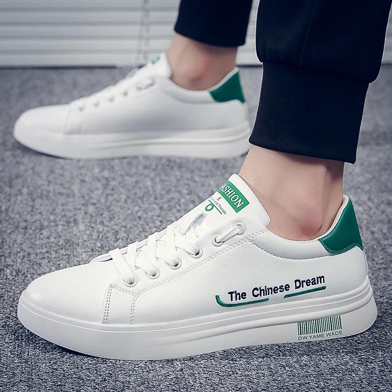 New Men's Casual Sports Shoes Light Comfortable White Shoes Men's Flat Casual Driving Shoes Tennis Zapatillas De Hombre