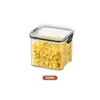 Transparent Airtight Food Grade Storage Jar: Moisture-Proof, Square/Rectangular Kitchen Container for Grains and Chinese Medicine