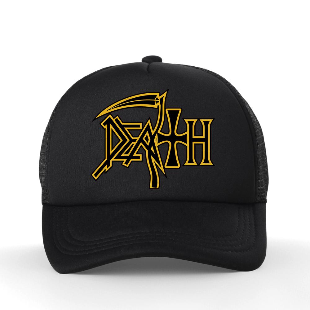 Death Metal Band Mesh Baseball Cap Fashion Rock Enthusiast Fan Hat Summer Unisex Breathable trucker hat