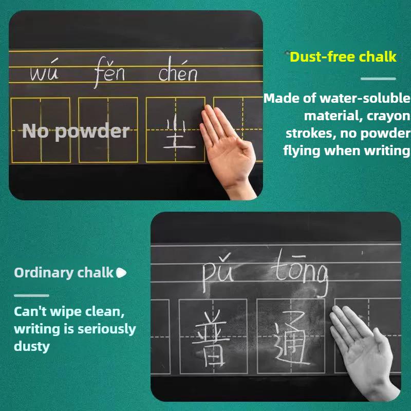 48/6 PCS Dust Free Solid Non-toxic Water Colorful Chalk Markers Whiteboard Blackboard Drawing Pens School Supplies Stationery