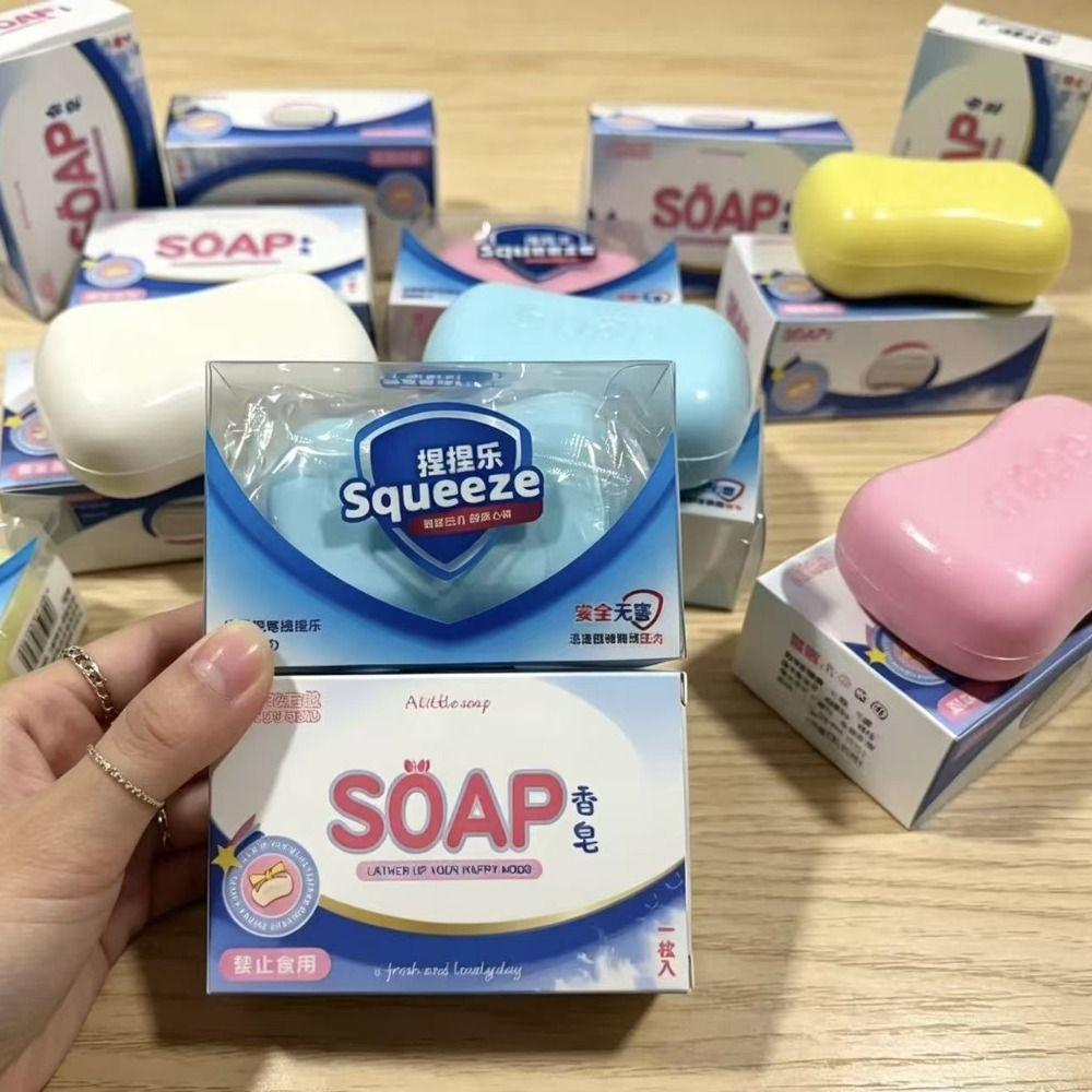 Simulation Soap Shaped Squishy Comfortable Touch Sensory Toy Slow Rising Squeeze Kids Adults