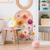 Painted Small Daisy Flower Arches, Living Room and Study Home Decoration and Beautification Stickers