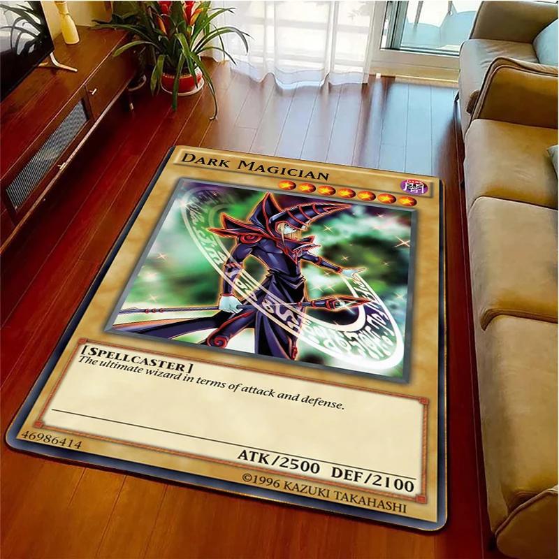 

Dark Magician Carpet for Living Room Bedroom Rug Door Kitchen Kid Unslip Floor Mats Birthday gift photography props Alfombra Rug 40x60cm