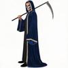 Father Death Velvet Cloak Halloween Cosplay Costume Role Play Parties