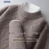 ROMON Men's Premium Wool Crew Neck Thermal Knit Sweater