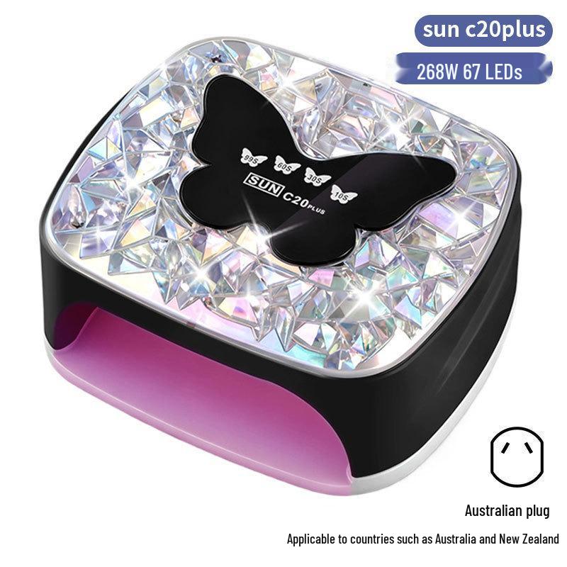 256W High Power UV/LED Dual Light Nail Curing Lamp
