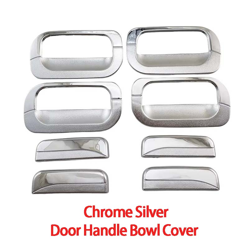 For Toyota Avanza 2003 - 2011 Abs Chrome Plated Silver Car Door Handle Bowl Cover Trim Car Accessories Exterior Decorate Chrome Plated Silver